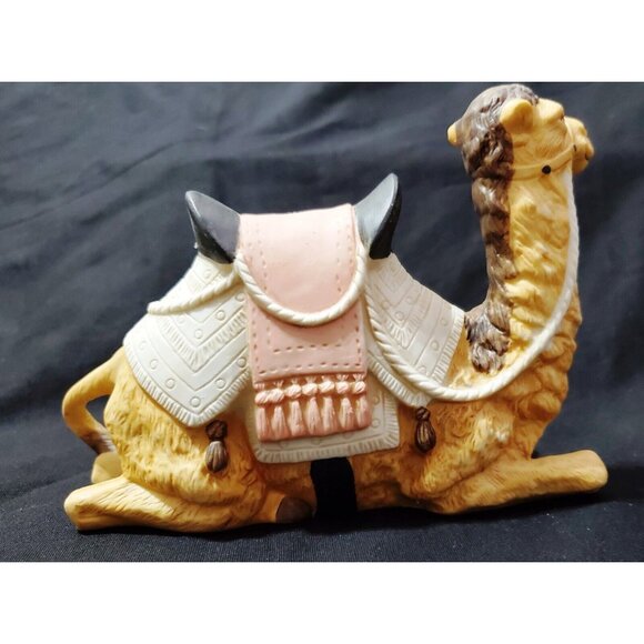 Homco #5115 CAMEL with Saddle & LAMB FIGURINES Christmas Nativity animal figures - Picture 6 of 9